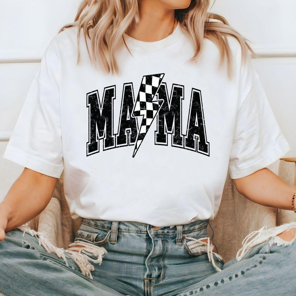 Retro Checkered Mama 2 Vuitino Shirt